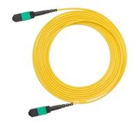 WUKUBO MPO fiber optic patchcord 16 cores singlemode Type A SM female male round cable MPO/APC ftth jumper 16C 3mm(Both female 15m)