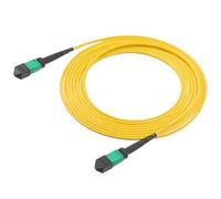 WUKUBO MPO fiber optic patchcord 8 cores singlemode Type A SM female male round cable MPO/APC ftth jumper 8C 3mm(Both female 15m)