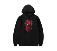 Wulachaka Hazbin Hotel Sweatshirt Anime Sweatshirts of Charlie Morningstar Vaggie Loose Long Sleeves Hoodie Pullover with Pocket Warm Gift for Boys Girls Student Lovers (Type 4, XXL)