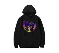 Wulachaka Hazbin Hotel Sweatshirt Anime Sweatshirts of Charlie Morningstar Vaggie Loose Long Sleeves Hoodie Pullover with Pocket Warm Gift for Boys Girls Student Lovers (Type 2, XS)
