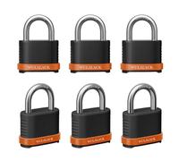 WULALACK 6 Pack Heavy Duty Combination Lock for Outdoor Use
