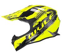 WULF STRATOS GLOVES Wulfsport Off Road Pro Motocross Helmet Adult Motorcycle Motorbike Helmets Yellow L (59-60cm)