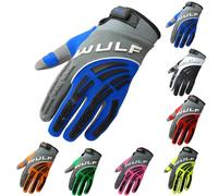 Wulfsport Child Kids Blue 3XS-5CM MX Motocross Gloves Dirty Bike Quad Motorcycle Motorbike Gloves