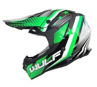 Wulfsport Iconic Helmet Adult Motocross MX Helmet - Green M (57-58cm)