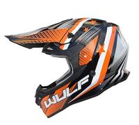 Wulfsport Iconic Helmet Adult Motocross MX Helmet - Orange L (59-60cm)