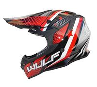 Wulfsport Iconic Helmet Adult Motocross MX Helmet - Red XL (61-62cm)