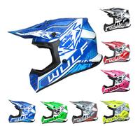 Wulfsport KAIR-X Helmet Kids Motocross Helmet- Blue XL (53-54cm)