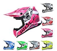 Wulfsport KAIR-X Helmet Kids Motocross Helmet- Pink M (49-50cm)