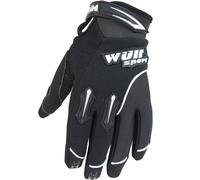 Wulfsport Kids Stratos MX Gloves Junior Motocross Motorcycle Quad Biking Glove - Black - XS 10-12 Years