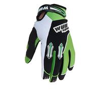 Wulfsport Kids Stratos MX Gloves Junior Motocross Motorcycle Quad Biking Glove - Green - XXXS 3-5 Years