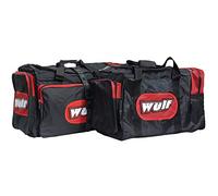 WULFSPORT NEW JUMBO LUGGAGE KIT BAG Motorbike Motocross Enduro Off Road Trials Kit Bag - Red
