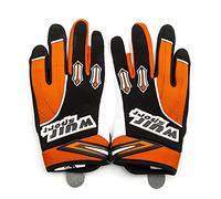 WULFSPORT Stratos Kid Glove Motorcross BMX Mountain Bike Trial Children Off Road Orange XXS 6-9 Years