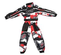 Wulfsport Wulf Cub Kids Quad Overall Racing Jump Suit Camo Design (Junior Medium 7-8 Years, Red Camo)