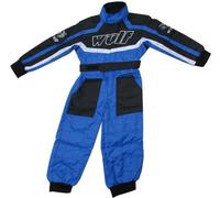 Wulfsport Wulf Cub Kids Quad Overall Racing Jump Suit (Junior X-Large 11-12 Years, Blue)
