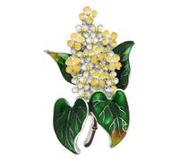 Wuli & Baby Enamel Purple Flower Brooch: Elegant Carnation Flower for Women, Klein, Non-precious metal