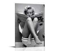 WULINGSAN Fashion Marilyn Monroe Poster Decorative Painting Canvas Wall Posters And Modern Family Bedroom Decor 16x24inch(40x60cm)