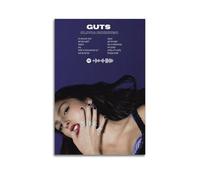 WULINGSAN Music Album Cover Poster Olivia Rodrigo Decorative Painting Canvas Wall Posters And Modern Family Bedroom Decor 20x30inch(50x75cm)