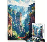 Wulingyuan China Art Poster Puzzles for Adults 1000 Piece Enhance Recall Pleasant Downtime Precision Cut (38x26cm)