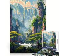 Wulingyuan Scenic Area, China 1000 Pieces Puzzles for Adults Logical Think Leisure Activity Neat Cut Birthday Present (38x26cm)
