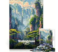 Wulingyuan Scenic Area, China Jigsaw Puzzle 1000 Piece for Teenagers Brain Stimulation Happy Idle Time Premium Cut (50x75cm)