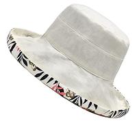 WULIQIUQIU Women's Wide Brim Sun Hat Bucket Hat UV Sun Protection Beach Cap Fisherman Hats B-Beige