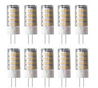 WULUN 10 Pack G4 LED Bulbs 5W, Ceramic Base, 50W Equivalent, Warm White 3000K, 500LM, 360 ° Beam Angle, AC 12V, Energy-Saving, Non dimmable