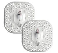 WULUN 2 Pack LED Module, Ceiling Conversion Kit with Magnet, LED Panel, AC 165-265V, 6.2 inch, 24 watts, 2200 lumens, 6500K Cool White, Non-dimmable