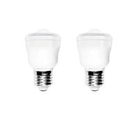 WULUN 2 Pack PIR Motion Sensor Smart LED Bulb E27 2W Warm White 3000K Equivalent to 20W Security Night Light Auto On/Off for Stairs Garage Corridor Basement Walkway