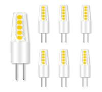 WULUN 6 Pack G4 LED Bulbs 2W, Ceramic Base, 20 Watt Halogen Bulbs Equivalent, Warm White 3000K Bright LED Bulb, 200LM, 360 °Beam Angle, AC/DC 12V, Non dimmable