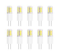 WULUN G4 Led Bulbs 3W,6000K Cool White, AC 220V, CRI≥80，No Flicker, 10 Pack, Non-dimmable,300Lumens,Ceiling lamp