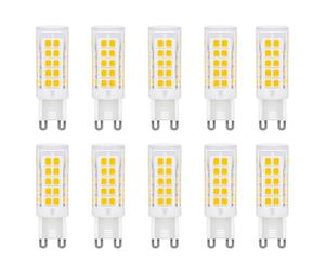 WULUN G9 3W LED Light Bulbs Warm White 2700K, LED G9 Bulbs Not Dimmable, Equivalent to 33W Halogen Bulb, G9 LED Corn Light Bulbs for Home Lighting, Non- Flicker, AC 220-240V,360° Beam Angle, 10 Pack