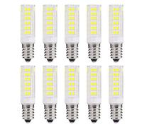 WULUN Pack of 10 E14 LED Light Bulb 7W Corn Light Bulbs Non-Dimmable Cool White 6000k E14 LED Energy Saving Light Bulbs AC220-240V 650LM