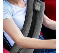 Wumimi Mastectomy Pillow Post Surgery Seat Belt Pillow Cushions Pads Protector for Breast Cancer Port Pacemaker Heart Surgery C-Section Recovery (Light Grey)