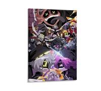 WUMLTIMH Murder DronesVintage Canvas Decoration Poster Landscape Oil Painting Famous Painting Canvas Animation Poster Bedroom Decoration12x18inch(30x45cm) Frame-style