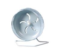 Wumuzai Hamster Wheel Silent, 8.3 Inch Large Gerbil Hedgehog Wheel, Adjustable Stand Quiet Spinner Syrian Hamster Running Wheels for Chinchilla Dwarf Pet Small Animals Cage Exercise, Blue
