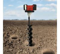 Wunchehuam Cordless Post Hole Digger 2000W 2x6.0Ah 2Chargers 150mmAuger Bit | 2000W cordless post hole digger, 2x6.0Ah batteries, 6 speeds, 150mm auger bit, UK plug, no fumes, less back strain