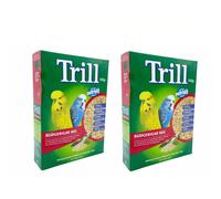 WUNDAPETS 2 PACK TRILL NUTRIVIT COMPLETE BUDGIE FOOD DIET VITAMINS CAL