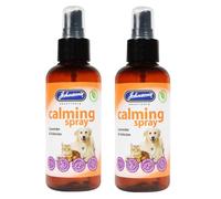 WUNDAPETS 2X JOHNSONS VETERINARY CALMING SPRAY PET CAT DOG VALERIAN ANXIETY SOOTHING 150ML
