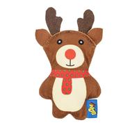 WUNDAPETS BAM! Christmas Catnip Ronny Reindeer Filled Play Toy | Cat Kitten, North American Pure Catnip