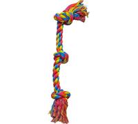 WUNDAPETS HEM & BOO EXTREME MEDIUM ROPE 3 KNOTS HEAVY DUTY DOG PUPPY KNOTTED ROPE TOYS BRIGHT COLOURS 80CM