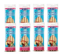 WUNDAPETS JOHNSONS LARGE SANDED PERCH COVERS BIRD CAGE PERCHES PARROT PARAKEET 4PCS, CASE OF 8