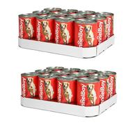 WUNDAPETS KENNELBOY COMPLETE ADULT WORKING DOG FOOD MEATY FOOD 390G, 2 x 12 PACKS (24 X 390G TINS)