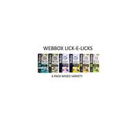 WUNDAPETS *NEW* 6 X MIXED VARIETY PACK WEBBOX DELIGHT LICK-E-LICKS CAT KITTEN TREAT SNACK