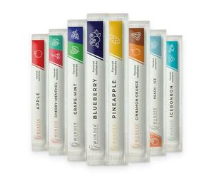 Wunder Flavoured toothpicks - 80x individually wrapped - 8 Flavour Mix - Fresh Breath - Helps reduce Nail-biting - supports smoke-free moments - gum alternative - sugar-free, vegan