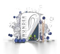 Wunder Flavoured Toothpicks - Blueberry - 100 Flavor Tooth Picks in Metal Box - Long-Lasting Flavour - Fresh Breath - Helps Reduce Nail-Biting - Supports Smoke-Free Moments - Sugar-Free