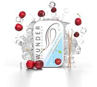 Wunder Flavoured Toothpicks - Cherry Menthol - 100 Flavor Tooth Picks in Metal Box - Long-Lasting Flavour - Fresh Breath - Helps Reduce Nail-Biting - Supports Smoke-Free Moments - Sugar-Free