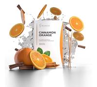 Wunder Flavoured Toothpicks - Cinnamon Orange - 30x Individually Packaged - Plastic-Free Gum Alternative - Stop Nail Biting - Fresh Breath - Teeth Cleaning to Go - Sugar-Free, Vegan