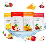 Wunder Flavoured Toothpicks - Cool Fruit Pack - 4X 100 Flavor Tooth Picks Refill Packs - Long-Lasting Flavour - Fresh Breath - Helps Reduce Nail-Biting - Supports Smoke-Free Moments - Sugar-Free