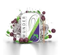 Wunder Flavoured Toothpicks - Grape Mint - 100 Flavour Tooth Picks in Metal Box - Long-Lasting Flavour - Fresh Breath - Helps Reduce Nail-Biting - Supports Smoke-Free Moments - Sugar-Free