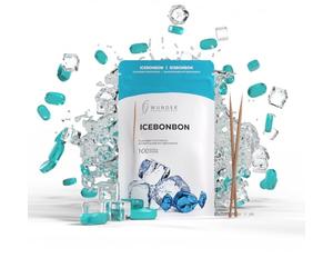 Wunder Flavoured Toothpicks - Ice Candy Refill Pack - 100 Individually Wrapped - Plastic-Free Gum Alternative, Fresh Breath, Sugar-Free, Vegan
